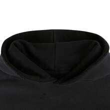 NIKE Jordan RARE AIR Men's Black Pure Cotton Knit Sweatshirt With Distressed Wing Graphic On Chest IB3004-010 - Black - View 3