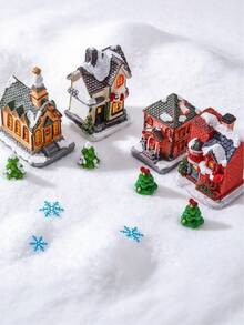 5pcs Artificial Simulation Snow, Simulates Real Snowfall Effect, Light And Fluffy, Can Make Christmas Scene Decorations, Suitable For Christmas Scenery, Window Display,Holiday Handicrafts And Photography Background,Christmas Decoration,Christmas Gift - Multiple Specifications - View 3