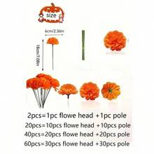 Preserved Flowers - Orange - View 2