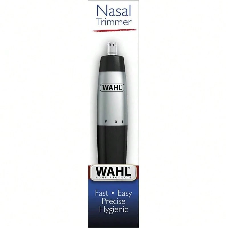 Avant ماكينة تشذيب شعر الأنف والأذن من Wahl، مدمجة وخفيفة الوزن، مع شفرات من الفولاذ المقاوم للصدأ لإزالة الشعر بسرعة وبجودة عالية - الأسود - مشاهدة 1