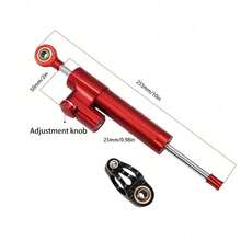 Stabilizer Peredam Kemudi Sepeda Motor Paduan Aluminium CNC Universal | Peredam Kejut Arah Anti-Goyangan Pengontrol Keselamatan untuk Sepeda Motor Off-Road dan Balap Jalanan Kawasaki dan Suzuki - A - View 3
