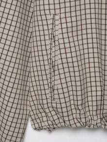 Seelio Spring/Autumn New Women's European And American Style Fashion Versatile Plaid Hooded Jacket - Lattice - View 8