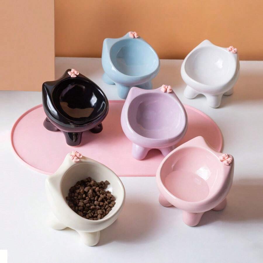 Super Cute Ceramic Cat Bowl, Pet Dog Bowl, Cat Rice Bowl, Cat Feeding Bowl, Cat Food Bowl, Pet Cat Bowl - 500ml - View 1