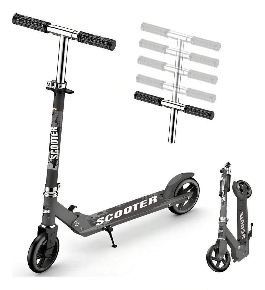 Kick Scooters, Foot Scooters - Black - View 1