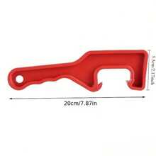 1pc Plastic Bucket Lid Opener Tool - 18.93L Paint Can Opener Wrench, Lightweight And Durable Design, Suitable For Home And Industrial Use, Compact Paint Can Opener, Easy-To-Grip Handle. Random Color, Great Thanksgiving Gift - Bottle Opener - View 9