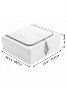 6/3/1pc Foldable Underbed Storage Bag, Multi-Functional Space-Saving Storage Organizer Bag, Suitable For Bedding, Down Jackets, Blankets, Pillows, Shoes, Plush Toys, Applicable For Underbed, Home, Bedroom Closet, Storage Drawer And Clothing Storage, Room Decor, Christmas Storage - Multicolor - View 11