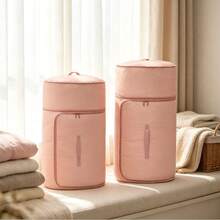 Large Capacity Bedding Storage Bag, Compressible Design, Suitable For Bedding And Thick Clothes, Durable Fabric, Dustproof And Moisture-Proof - Multicolor - View 3