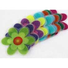 10/5 Pcs Different Sizes Flower Bathtub Non-Slip Stickers Decoration - A - View 13