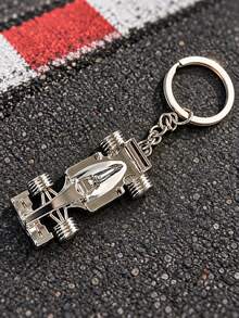 3D Formula Racing Car Keychain For Car Keys, Decorative Racing Car Bag Charm For Backpacks, Race Car Keyring Gift For Motorsport Enthusiasts - Multicolor - View 1