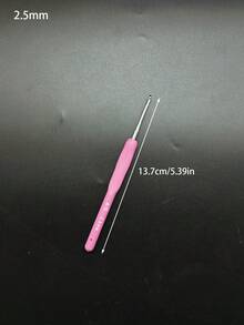 Pink Soft Handle Silver Head Crochet Hooks, 2.5-6mm 8 Single Pieces Available, Smooth Silver Head No Snagging, Suitable For Knitting Winter Scarves, Hats, Christmas Decorations And Other Handmade Crafts - Pink Handle Silver Head Crochet Hook - View 15