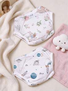 Baby Potty Training Underwear, Cute Cartoon Print, Washable And ...