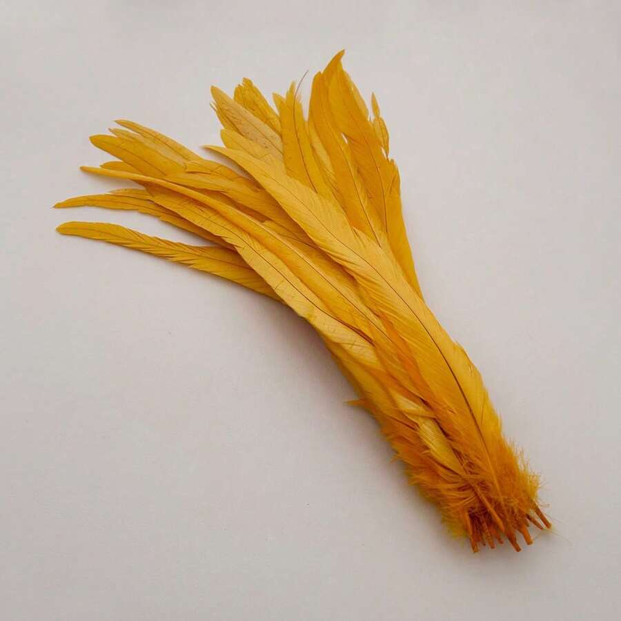 Costume Feather Boas - Gold - View 1