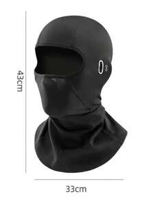 1pc Winter Warm Full Face Neck Gaiter, Windproof Fleece Lined Ski Mask, Suitable For Motorcycle Riding And Outdoor Sports - A - View 7