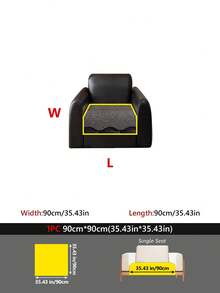 1PC Corn Kernel Knitted Jacquard Sofa Cushion, Four-Season Universal Anti-Slip Seat Pad, Irregular Edge Designer Sofa Decorative Protective Cover, Machine Washable - Black - View 13