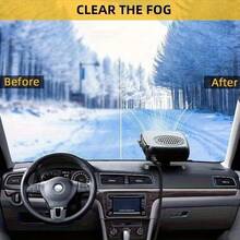 Car Defroster Car Heater Windshield Heater Fast Heating And Cooling Device Portable And Automatic 200W Suitable For Small And Large Vehicles - A - View 2