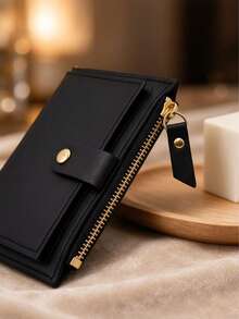Multifunctional Card Holder Zipper Coin Purse Short Wallet Bank Card ID Storage Bag Women's Card Holder, Card Holder Wallet Integrated, Multi-Slot Card Holder, Zipper Coin Purse, ID Card Holder, Bank Card Holder, Portable Card Holder, Mini Card Holder, Small Card Holder, Card Storage Bag - Multicolor - View 8