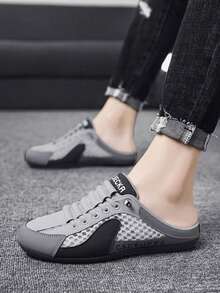 Men Athletic & Outdoor Sandals & Slides - Grey - View 7