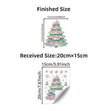 BRUP 1PC Luminous Santa Claus Christmas Tree Snowman Decal, Glow In Dark Christmas Wall Sticker, Colorful Rainbow Switch Sticker For Kids Room Home Car - Multicolor - View 14