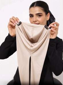 1 chiếc khăn hijab trơn cơ bản phong cách cổ điển cho nữ, nhiều kiểu đội điều chỉnh được cho mọi diện mạo, turban co giãn đa năng tiện dụng, vải modal mềm mại thoải mái thân thiện với làn da, phù hợp mặc hàng ngày, thể thao, yoga - Nhiều màu - Xem 18