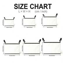 1pc 2D Foldable Zipper Storage Bag, Christmas Family Photo Print, Thickened Large Capacity Organizer With Reinforced Handle, Suitable For Clothes, Bedding, Cosmetics, Wardrobe, Under Bed Storage, Car Trunk, Office Moving. - View 4