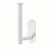 Drill-Free Toilet Paper Holder, Self-Adhesive Stainless Steel Paper Towel Rack, Minimalist Waterproof Paper Towel Box, Wall-Mounted Bathroom Storage Rack, Bathroom Hardware Accessories - Multicolor - View 12