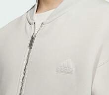 Adidas 新款男士 FUSLT KN BOMBER 運動休閒立領夾克外套 - 米色 - 查看 5