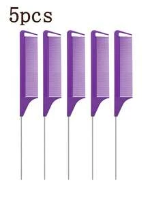 Hair Coloring Tinting Pointed Tail Comb,Professional Hair Sectioning Comb Multi-Functional, Salon Barber Home Hairdressing Tools For All Hair Types - Multicolor - View 16
