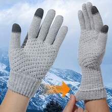 Găng tay cảm ứng màn hình mùa đông unisex giữ ấm nhiệt cho thời tiết lạnh, găng tay thời trang đa năng dùng lái xe, đạp xe, làm việc văn phòng, hẹn hò, hoạt động ngoài trời hàng ngày, phụ kiện phong cách đôi - A - Xem 7