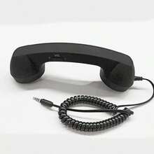 Retro Vintage Telephone Handset With 3.5mm Plug, Ergonomic Portable Call Receiver, Built-In Mic, Universal Wired Phone Handset For Most Smartphones, Aesthetic Cute Decor Accessory - View 12