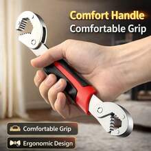 1PC Heavy-Duty Adjustable Multi-Functional Wrench – Large Opening Tool For DIY, Home Repairs, Father's Day Gifts&Gifts For All Occasions & Holidays - A - View 4