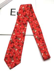 1pc Christmas Tie For Men And Women, Suitable For Casual, Street, Daily, Party, Gift - Multicolor - View 20