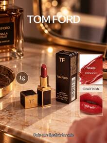 TOM FORD New Runway Lip Color #16 Scarlet Rouge 1g Mini Size, Warm Red Lipstick - LIPSTICK_16 - View 8