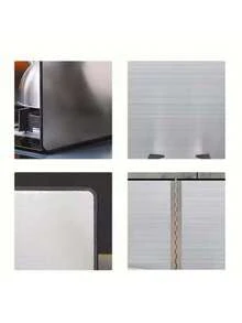 1pc-Foldablekitchenoilsplashshield,Stainlesssteelheatoilresistantdoublepaneldesign,Stovetopsplashguardforsplatterprotection,Multipurposekitchencookingaccessoryforhomedailycookinguse - View 8