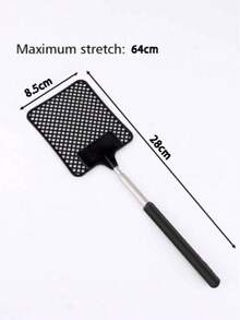 1pc/2pcs Telescopic Long Handle Manual Fly Swatter Cute Fly Repellent Tool - Multicolor - View 4
