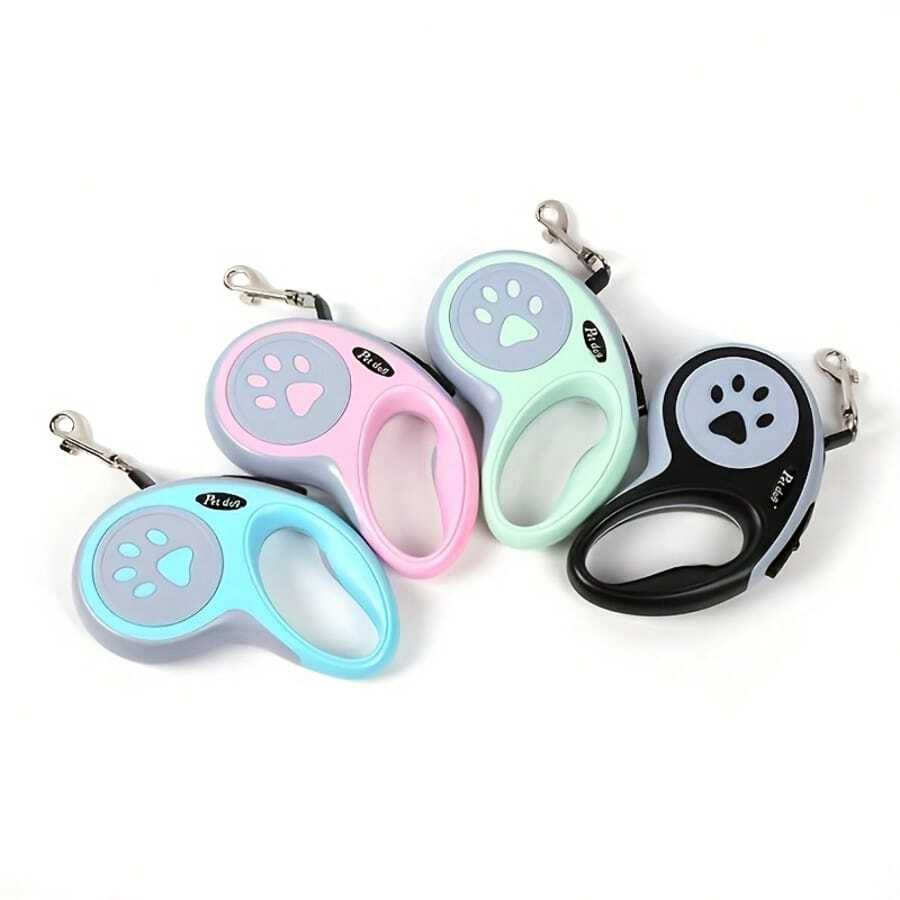 Automatic Anti-Collision Retractable Pet Leash, Designed For Outdoor Dog Walking, Hands-Free Training Function, Suitable For Medium/Large Dogs, Ideal For Training, Dog Walking And Outdoor Leisure - Multicolor - View 1