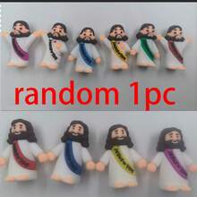 30/10/1pc Mini Figurines, Mini Statues, Adult Mini Statues, Easter Egg Fillers, Hide And Seek, Sunday School Party Favors (Random Color) - Multicolor - View 13