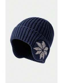 Noxbound Unisex Winter Warm Knitted Fleece Hat, Windproof Warm Outdoor Sports Cap - Multicolor - View 12