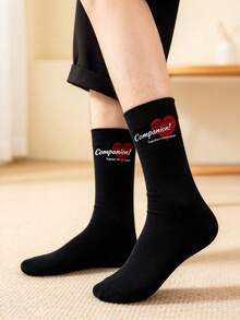 Customized Socks, Personalized Best Friend Declaration Socks, Unique White Unisex Socks, Couple Customized Socks, Valentine's Day Gift, Birthday Gift - Multicolor - View 9