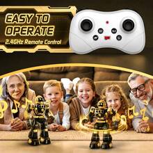 1pc Gesture Sensing Remote Control Robot, Programmable Robot, Spider Robot, Spider Toy, Supports Remote Control Operation, Gesture Sensing Control, Equipped With Rechargeable Battery, Suitable For 3 4 5 6 7 8 9 10 11 12 Years Old Boys And Girls Interactive Robot Toy, With Lights And Music, Singing And Dancing, Two Driving Modes Walking And Sliding, One-Key Demo, Storytelling, Mechanical Voice, Children Entertainment Set, Christmas Gift (White/Black/Red) - Multicolor - View 7