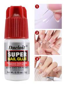 1/3 Bottle Professional Salon Super Strong Nail Glue, Fast Strong Nail ...