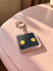 1Pc/6Pcs Animal Hospital Acrylic Keychains, Cute Cartoon Animal Face Pattern, Car Key Pendant, Ita Bag Accessory, Daily Decoration, Halloween Gift, Birthday Gift, Christmas Gift, Party Favor, Graduation Gift, Back To School, Exquisite Collection, All Seasons - Multicolor - View 10