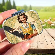 Hộp đựng thuốc dạng hộp quà, hộp lưu trữ vitamin, hộp đựng thuốc tùy chỉnh, hộp lưu trữ viên nén - Một cỡ - Xem 3