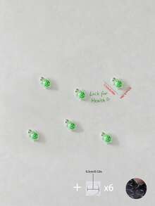 3pcs/6pcs/9pcs/20pcs/30/40/50pcs Colorful 3D Lucky Turtle Side Decorative Stickers Random Color, DIY Phone Case Modification Accessories, Nail Art Decor, Fun Handmade DIY, Free Paste Decoration Modification, Creative Handmade Gift Small Items For Best Friends - Multicolor - View 14