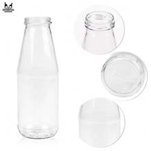 Superbutelki 720ml Clear Glass Bottle For Tomato Passata, Sauces, Juices & Homemade Preserves, Reusable Food Storage Bottle, Compatible With 53mm Screw Cap - View 10