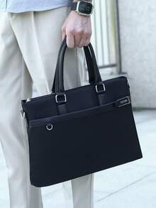 Men's Handheld Briefcase Business Training Meeting Document Bag Contract File Bag Tablet Bag - Multicolor - View 8