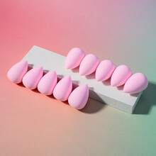 1/10/30/100PCS Super Soft Latex-Free Makeup Sponge, Wet & Dry Makeup Blending Sponge, Low-Absorption Foundation Beauty Sponge Makeup Puff For Liquid Cream Powder Concealer, Flawless Makeup Tool For Women & Girls, Christmas Gift - Multicolor - View 9