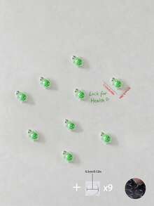 3pcs/6pcs/9pcs/20pcs/30/40/50pcs Colorful 3D Lucky Turtle Side Decorative Stickers Random Color, DIY Phone Case Modification Accessories, Nail Art Decor, Fun Handmade DIY, Free Paste Decoration Modification, Creative Handmade Gift Small Items For Best Friends - Multicolor - View 44