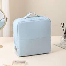 1pc Large Capacity Standing Toiletry Bag, Portable Travel Organizer, Handheld Skincare And Cosmetic Storage Bag For Home Use - Multicolor - View 14