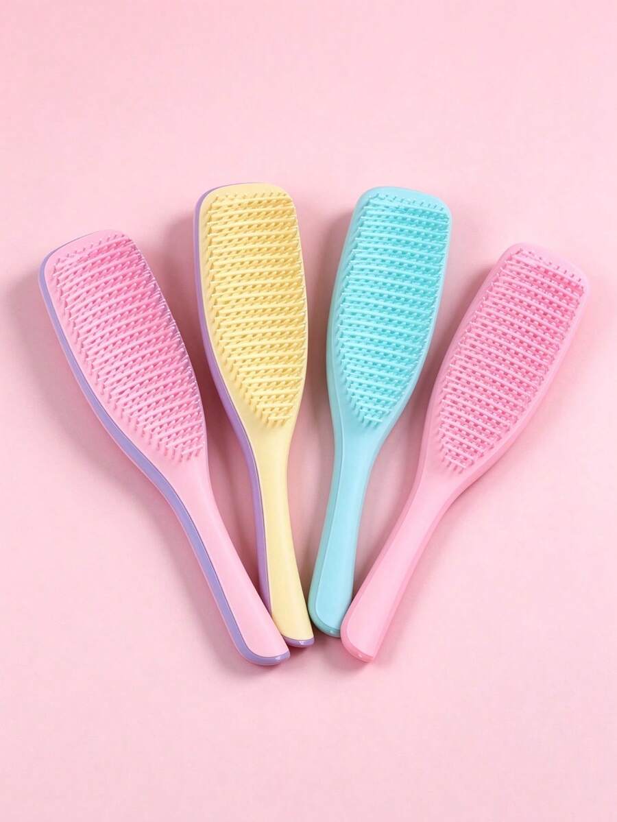 Anti-Tangle Professional Hair Comb, Curly Hair Styling Comb, Smooth Hair Care With Scalp Massage, Suitable For All Hair Types (Curly / Straight / Wet / Dry), Bathroom Accessory, Travel Essential