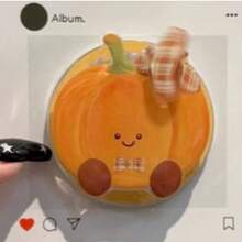 Cute Smiling Pumpkin Wobbly Magnetic Phone Stand, Cute Wobbly Acrylic MagSafe Phone Stand, Cartoon Autumn Pumpkin Foldable Phone Stand, Suitable For Girls - Multicolor - View 5